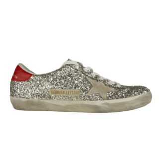 Golden Goose - Chic Houndstooth Glitter Sneakers