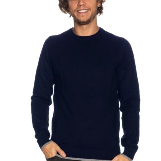 Jacob Cohen - Blue Cotton Men's Sweater