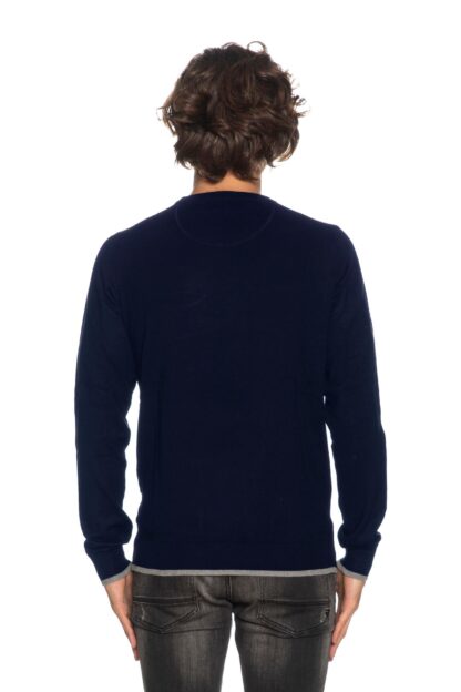 Yes Zee - Chic Two-Tone Crewneck Sweater for Men