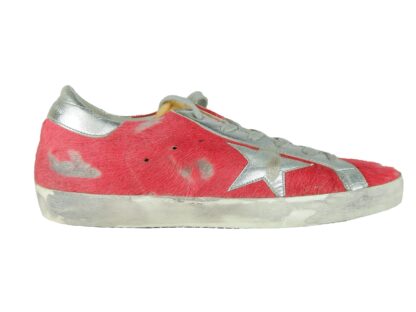 Golden Goose - Red Pony Skin Designer Sneakers