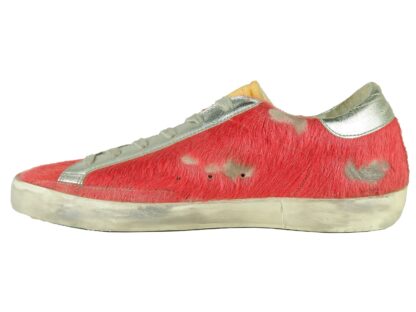 Golden Goose - Red Pony Skin Designer Sneakers