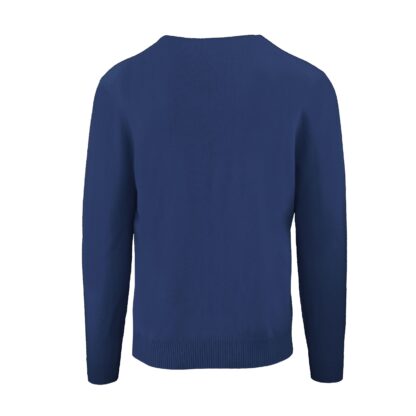 Malo - Elegant Cashmere Roundneck Sweater in Blue