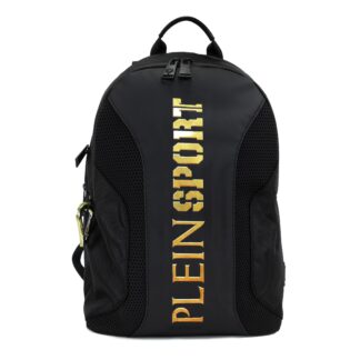 Plein Sport - Sleek Black Crossbody Bag with Iconic Logo