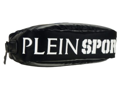 Plein Sport - Sleek Black Crossbody Bag with Iconic Logo