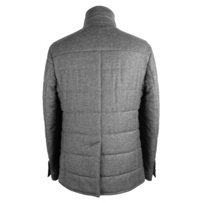 Made in Italy - Elegant Wool-Cashmere Men's Coat