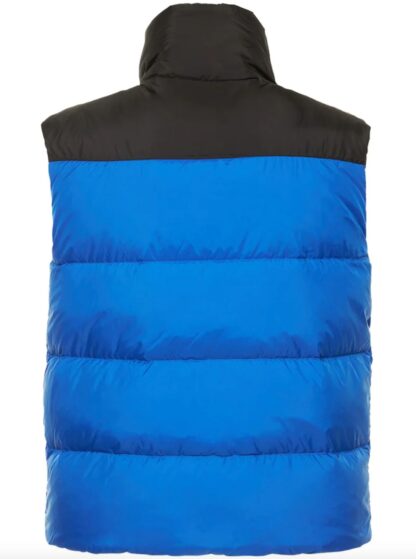 Dsquared² - Elegant Blue and Black Men's Puffer Vest