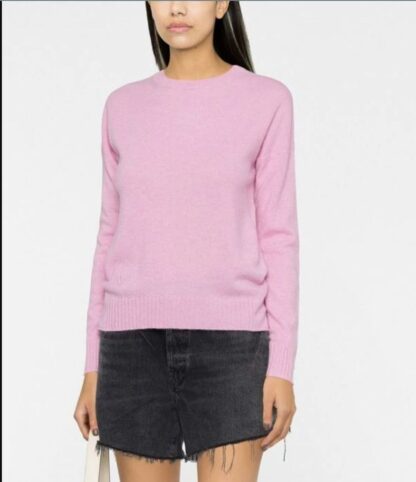 Zadig & Voltaire - Elegant Pink Roundneck Cotton Pullover