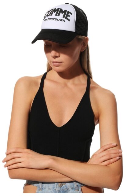 Comme Des Fuckdown - Sleek Mesh-Back Logo Visor Cap