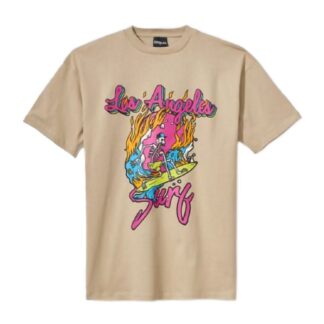 Comme Des Fuckdown - Graphic Print Crew Neck Men's Tee - Pink