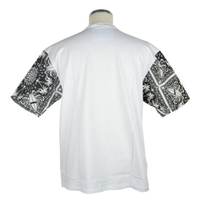 Comme Des Fuckdown - Chic White Jersey Tee with Unique Sleeve Print