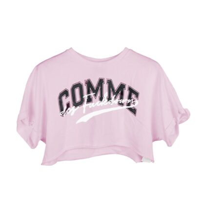 Comme Des Fuckdown - Bold Logo Cotton Undershirt Pink