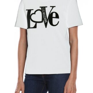 Love Moschino - Embossed Logo Cotton Tee