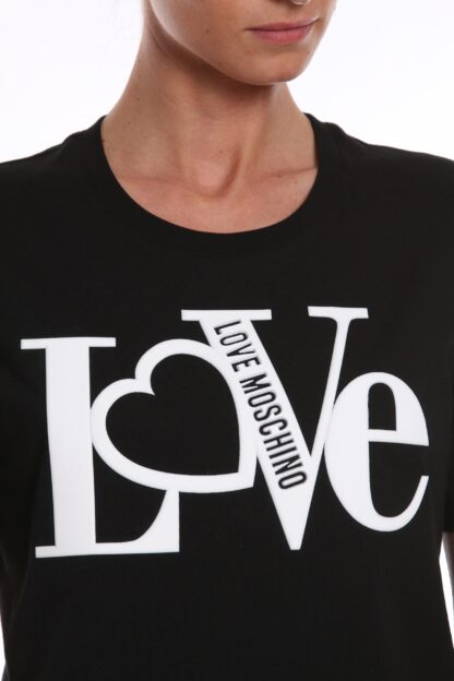 Love Moschino - Embossed Logo Cotton Tee