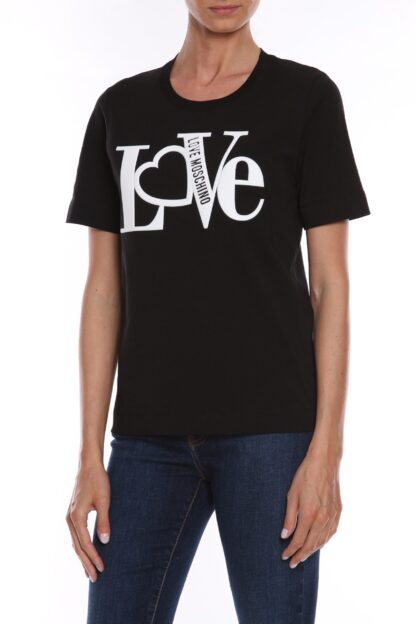 Love Moschino - Embossed Logo Cotton Tee