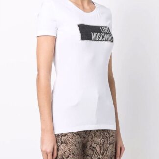 Love Moschino - Embossed Logo Cotton Tee