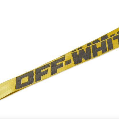 Off-White - Chic Industrial-Style Yellow Fashion Necklace