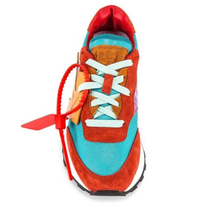 Off-White - Elevate Your Step with Multicolor Calfskin Sneakers