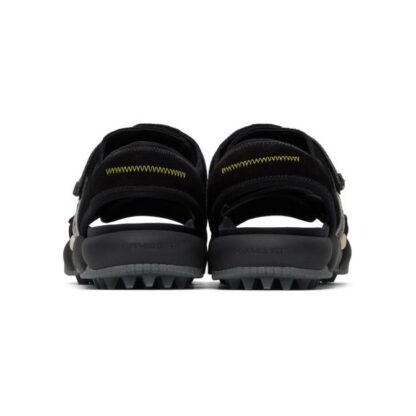 Off-White - Elegant Trekking Sandals in Black with Suede Accents