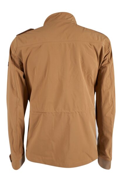 Yes Zee - Sleek Brown Technical Fabric Windbreaker