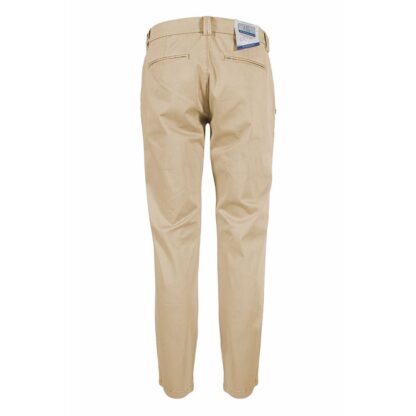 Yes Zee - Chic Beige Cotton Chinos with Stretch Comfort