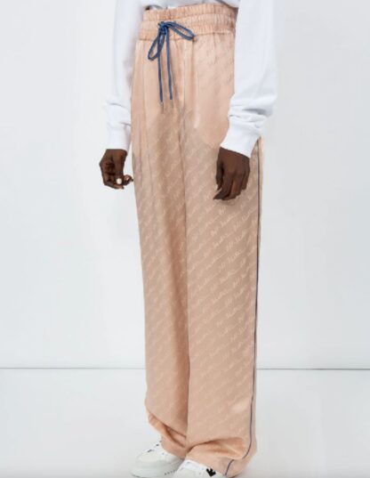 Off-White - Chic Pink Comfort-Fit Logo Pants