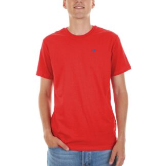 Fred Mello - Vintage-Inspired Crew Neck Tee with Chest Pocket