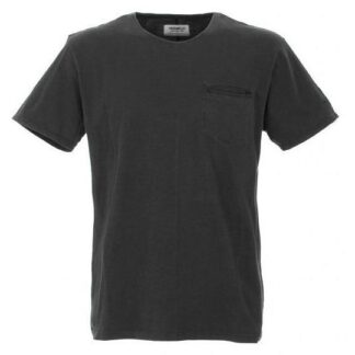 Fred Mello - Vintage Green Crew Neck Tee with Chest Pocket