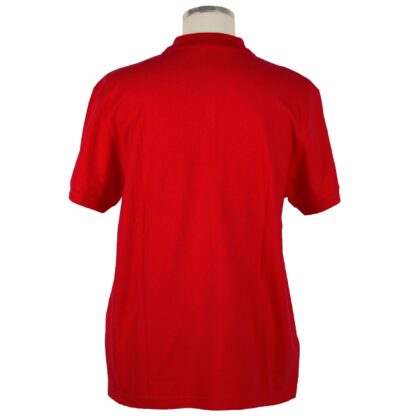 Fred Mello - Elegant Red Cotton Polo Shirt with Embroidered Logo