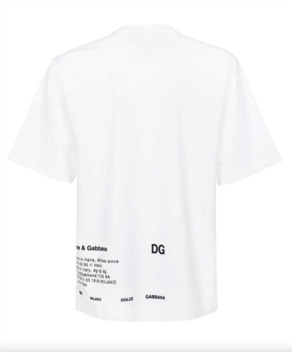 Dolce & Gabbana - Elegant White Over Fit Designer Tee