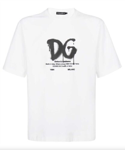 Dolce & Gabbana - Elegant White Over Fit Designer Tee