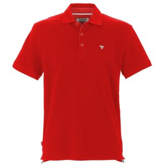 Fred Mello - "Red Cotton Men Polo Shirt"