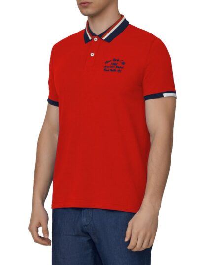 Fred Mello - Chic Embroidered Logo Cotton Polo