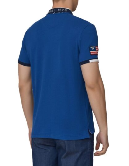 Fred Mello - Chic Short-Sleeved Cotton Polo with Embroidered Logo