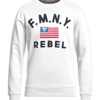 Fred Mello - Embroidered Cotton Crew Neck Sweatshirt