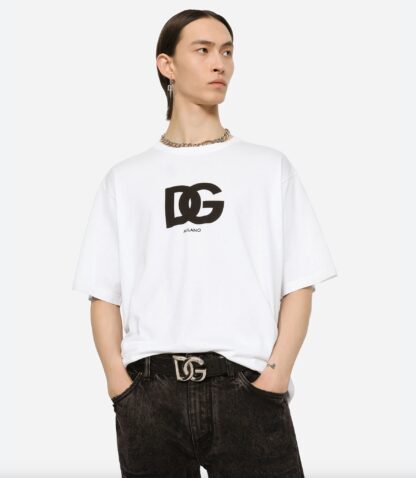 Dolce & Gabbana - Elegant White Logo Tee - Pure Cotton