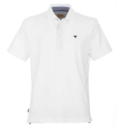 Fred Mello - Elegant White Polo Shirt with Chest Embroidery