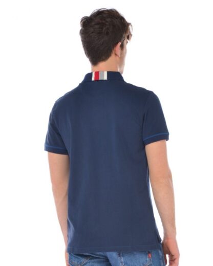 Fred Mello - Chic Cotton Polo with Embroidered Flag Logo