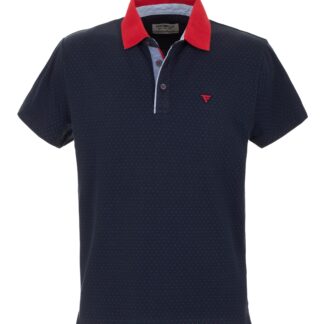 Fred Mello - Chic Cotton Polo with Embroidered Flag Logo