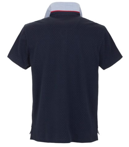 Fred Mello - Chic Cotton Polo with Red Dot Prints & Contrasting Collar