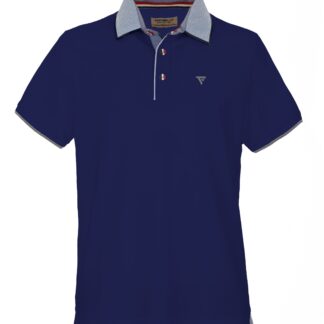 Fred Mello - Blue Cotton Men Polo