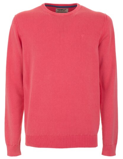 Fred Mello - Vintage Cotton Crew Neck Sweater - Red