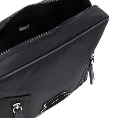 Dolce & Gabbana - Sleek Nylon Crossbody With Leather Accents