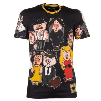 Dolce & Gabbana - Elegant Dual-Sided Designer T-Shirt