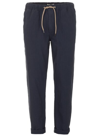 Fred Mello - Chic Stretch Trousers with Zip and Drawstring Closure