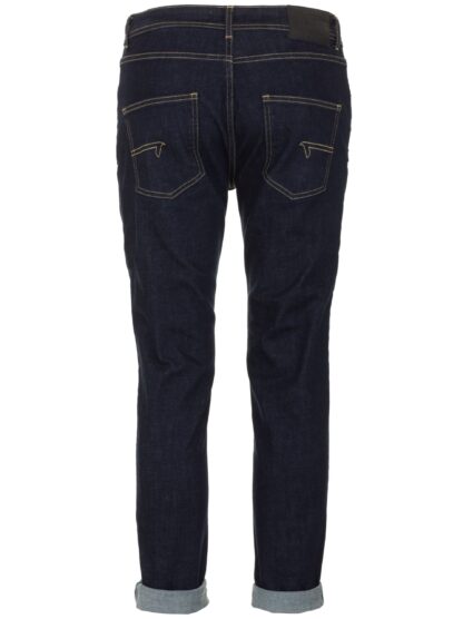 Fred Mello - Sleek Dark Blue Stretch Jeans