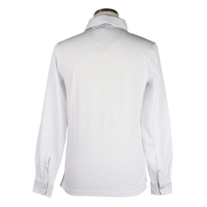 Fred Mello - Elegant Long-Sleeved Cotton Polo Shirt