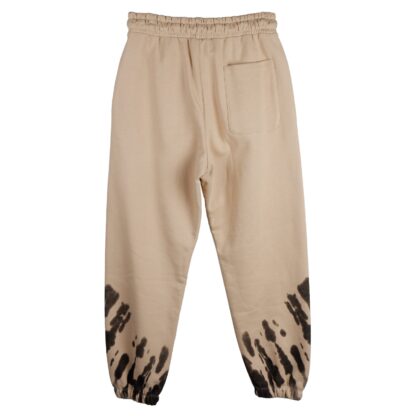 Comme Des Fuckdown - Chic Beige Graphic Cotton Sweatpants