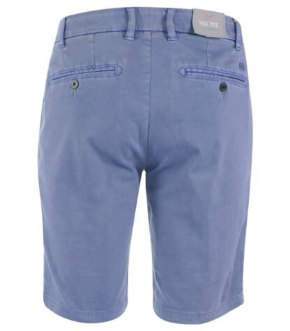 Yes Zee - Chic Blue Cotton Bermuda Shorts