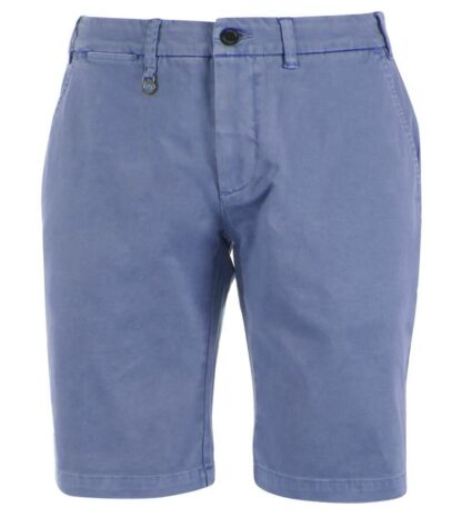 Yes Zee - Chic Blue Cotton Bermuda Shorts