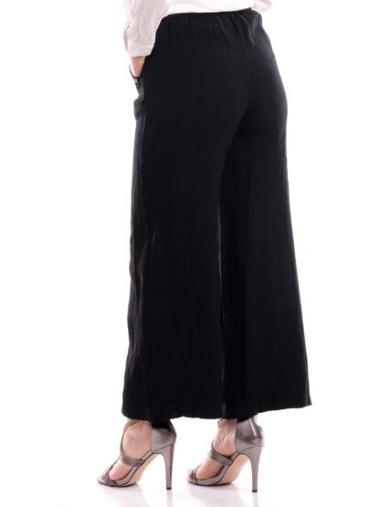 Yes Zee - Elegant Wide-Fit Linen Trousers